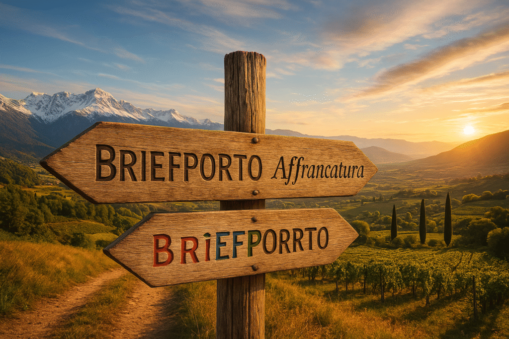 Brìefporto: Wenn der Postbote an der Tür klingelte und Geld haben wollte Brìefporto: Wenn der Postbote an der Tür klingelte und Geld haben wollte